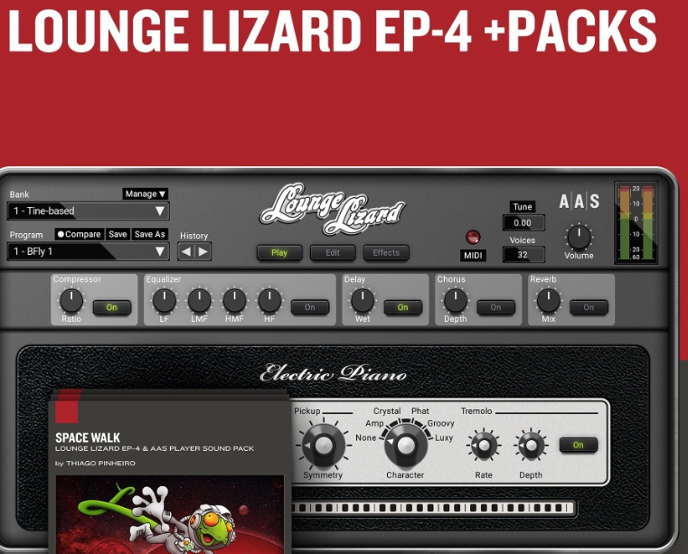 AAS Applied Acoustics Systems Lounge Lizard EP-4 + PACKS